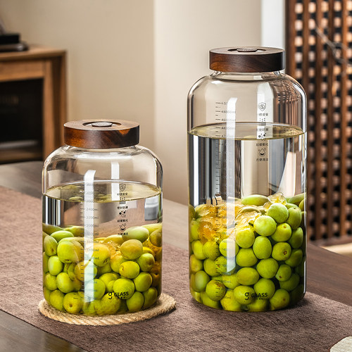 青梅泡酒玻璃瓶专用酒瓶密封酒坛