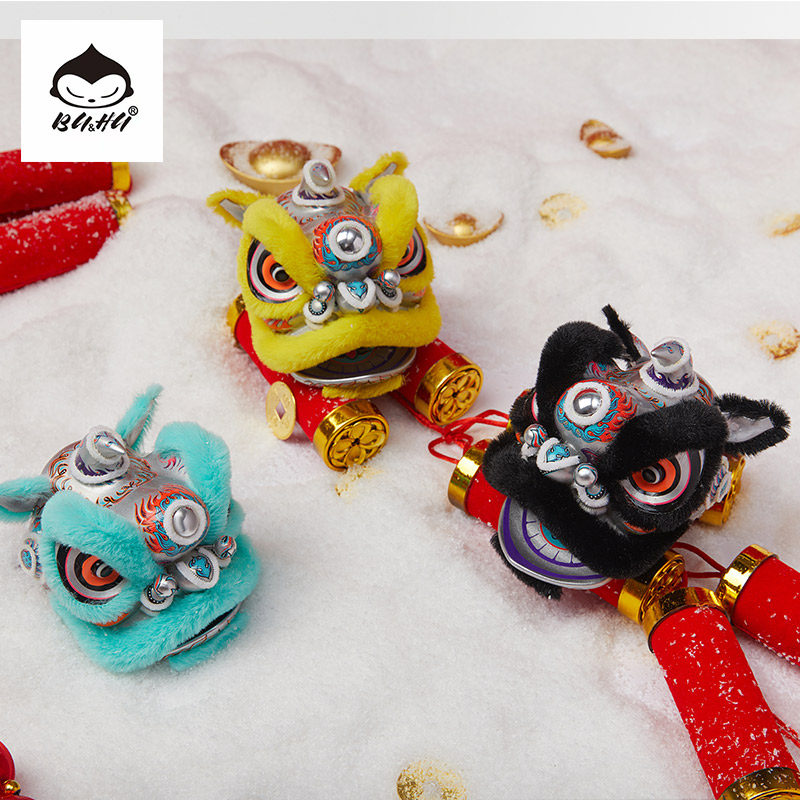 醒狮汽车摆件国潮文创舞狮醒狮汽车车载中控平安狮头摆饰平安狮子,特色手工艺,泥人/泥塑/面塑,淘宝优惠券,粉丝福利购,淘宝优惠卷
