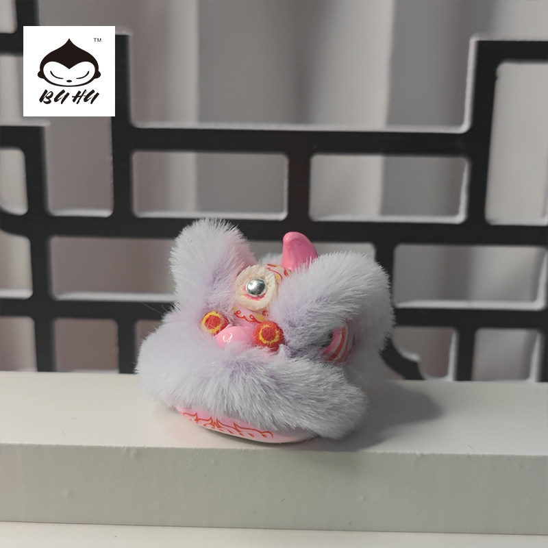 BUHU汽车摆件国潮醒狮原创礼物图片