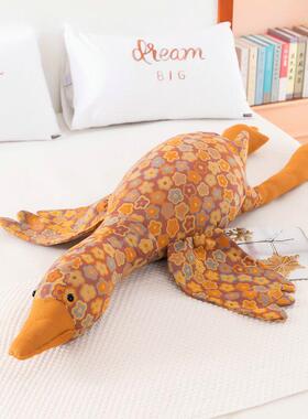 婴儿排气层大鹅系仔列公毛绒玩具南纱瓜双小狗动物玩偶玩具.