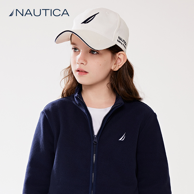 【基本款】NAUTICA童装男女童摇粒绒外套儿童春秋季打底外穿搭配