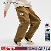 春秋季 复古机能裤 男童女童重工工装 裤 天猫U先 NAUTICA童装