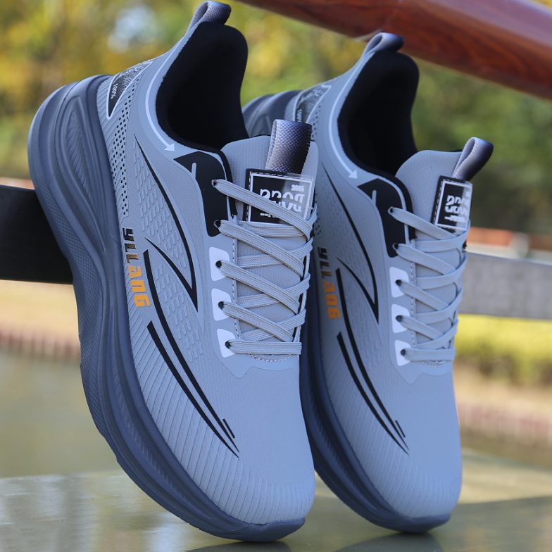 乔丹运动鞋男鞋皮面软底防滑耐磨超鞋学生百搭老爹鞋休闲跑步鞋男