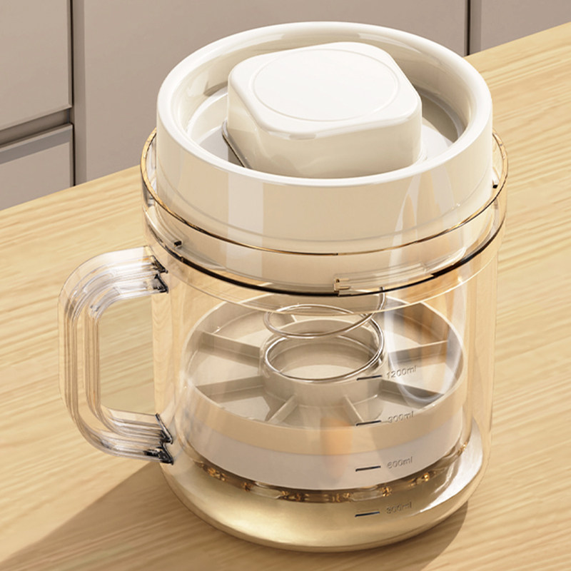 酸奶过滤器带手柄圆形按压式水分乳清分离滤网压缩自制奶酪的容器