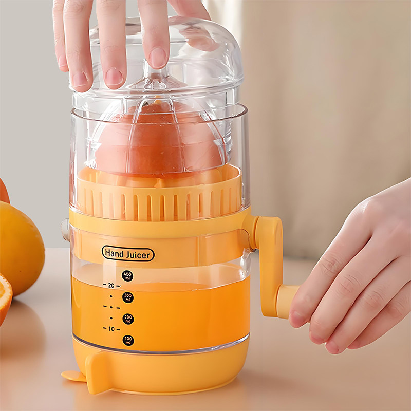 手动榨汁机橙子柠檬汁渣分离挤压器多功能小型水果压汁器厨房果汁