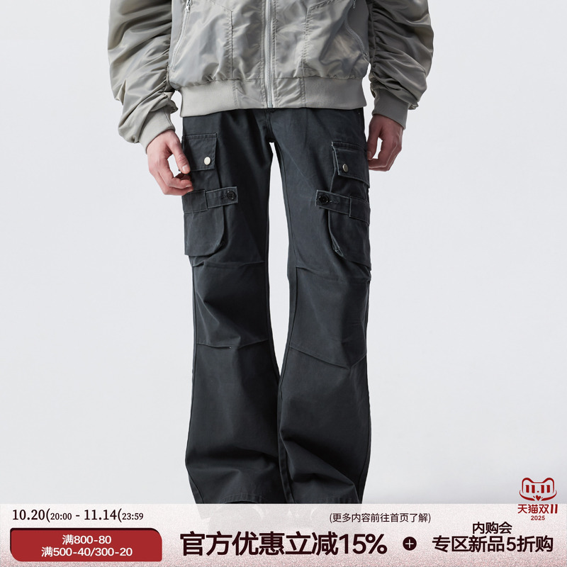 xinyinsu美式高街宽松工装裤秋冬