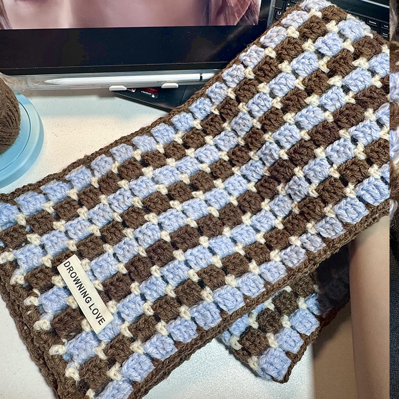 粗羊毛线围巾毛线手工diy