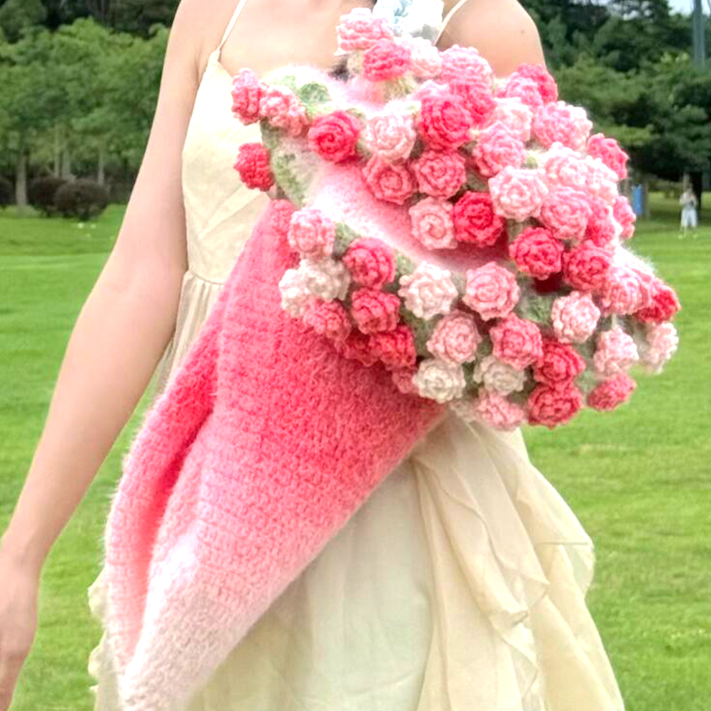 雪妃尔魔法球羽毛花束毯子材料包