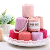 Кружевные шелковые нитки из жемчуга, шерстяной крючок для вязания ручной работы, плетеный свитер, кукла, 3 размер, оптовые продажи, «сделай сам»