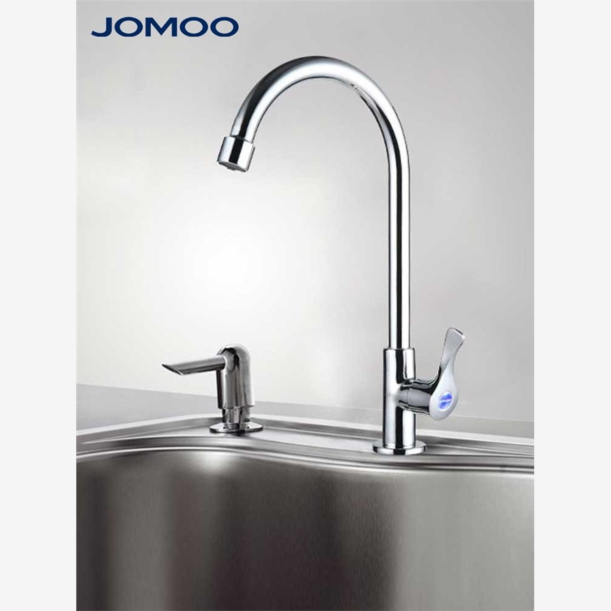 九牧单冷单把旋转洗菜盆