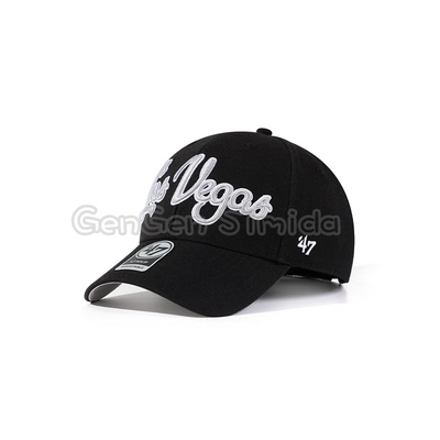 47brand MVP 硬顶拉斯维加斯突袭者满绣棒球帽显脸小街头休闲帽