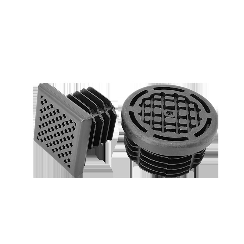 型材堵头管塞椅子钢管80x80方塞方管脚黑色架构管塞管封头铁管硬
