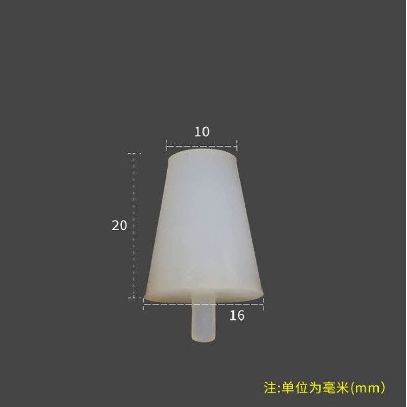 软套管喷塑硅胶塞子静电圆锥形螺孔渗漏3*7*20硅软胶塞软胶套木工
