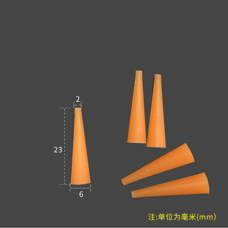 螺纹塞塞子硅胶试管保护M34眼阳极化10*13*35大孔软胶帽橡皮塞