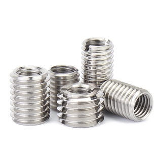 修补L10牙套耐用耐腐蚀长22M6转M8内外牙螺母填充不锈钢补芯机械