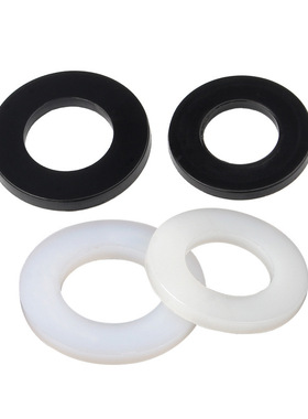 隔离平垫平防水垫片塑胶间隔柱尼龙垫片塑料非标紧固平垫塑胶黑色