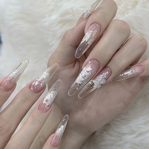 立体冰晶猫眼腮红穿戴甲可拆卸