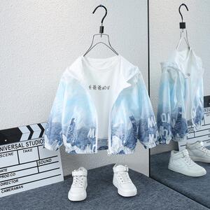儿童男童防晒衣2025新款潮中小童夏季薄款防晒服透气冰丝防紫外线