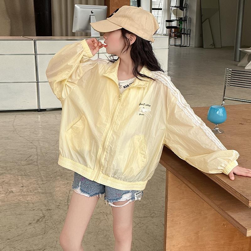 儿童装女童夏季防晒衣薄款外套2025新款中大童女孩夏款洋气防晒服