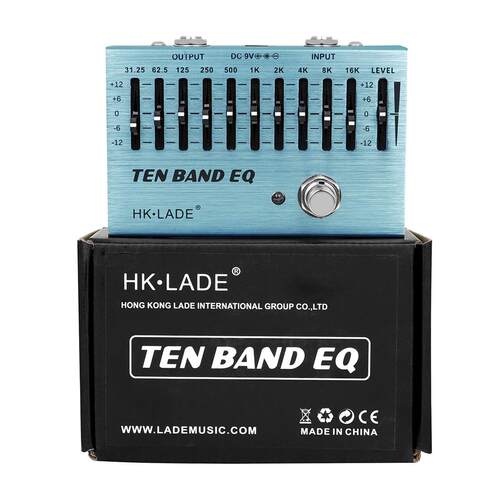 单块效果器10段独立输出低音调节EQ均衡器贝斯吉他效果器爆款