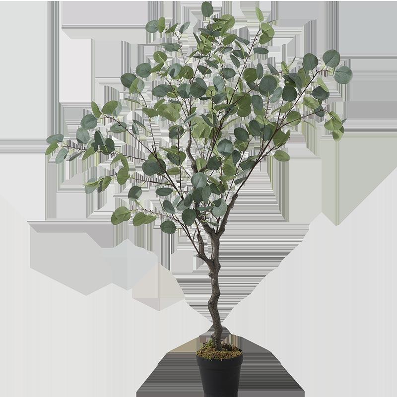 大型加利仿真装饰尤北欧网红绿植植物盆景室内盆栽家居客厅大摆件
