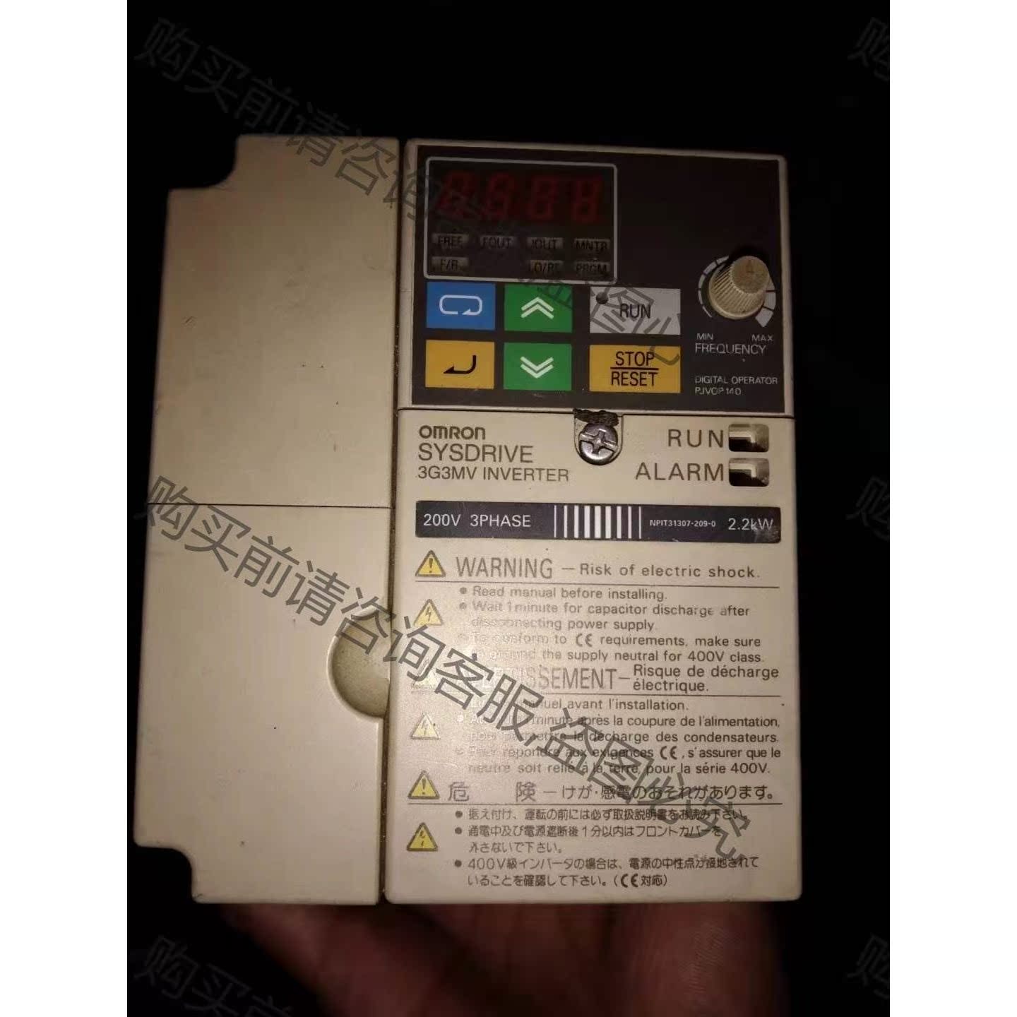 二手原装3G3Mv-A2022实物拍图功能包好220V 询价下单