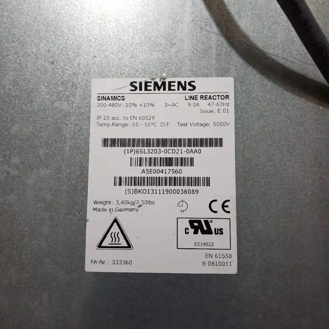 电抗器 6SL3203-0CD21-0AA0 全新没用过议价