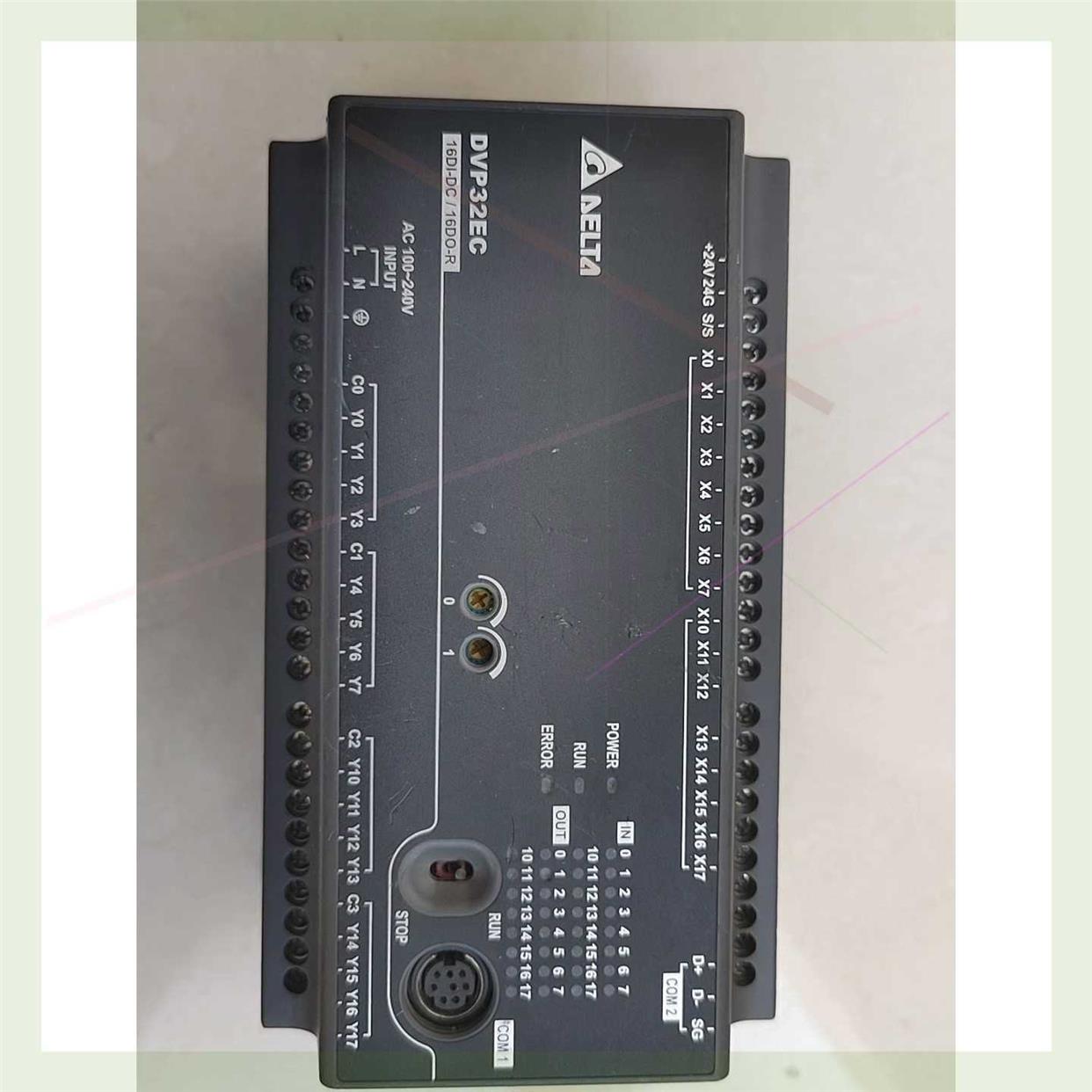 Delta/台达DVP32EC00R3二手拆机成色看图。实物