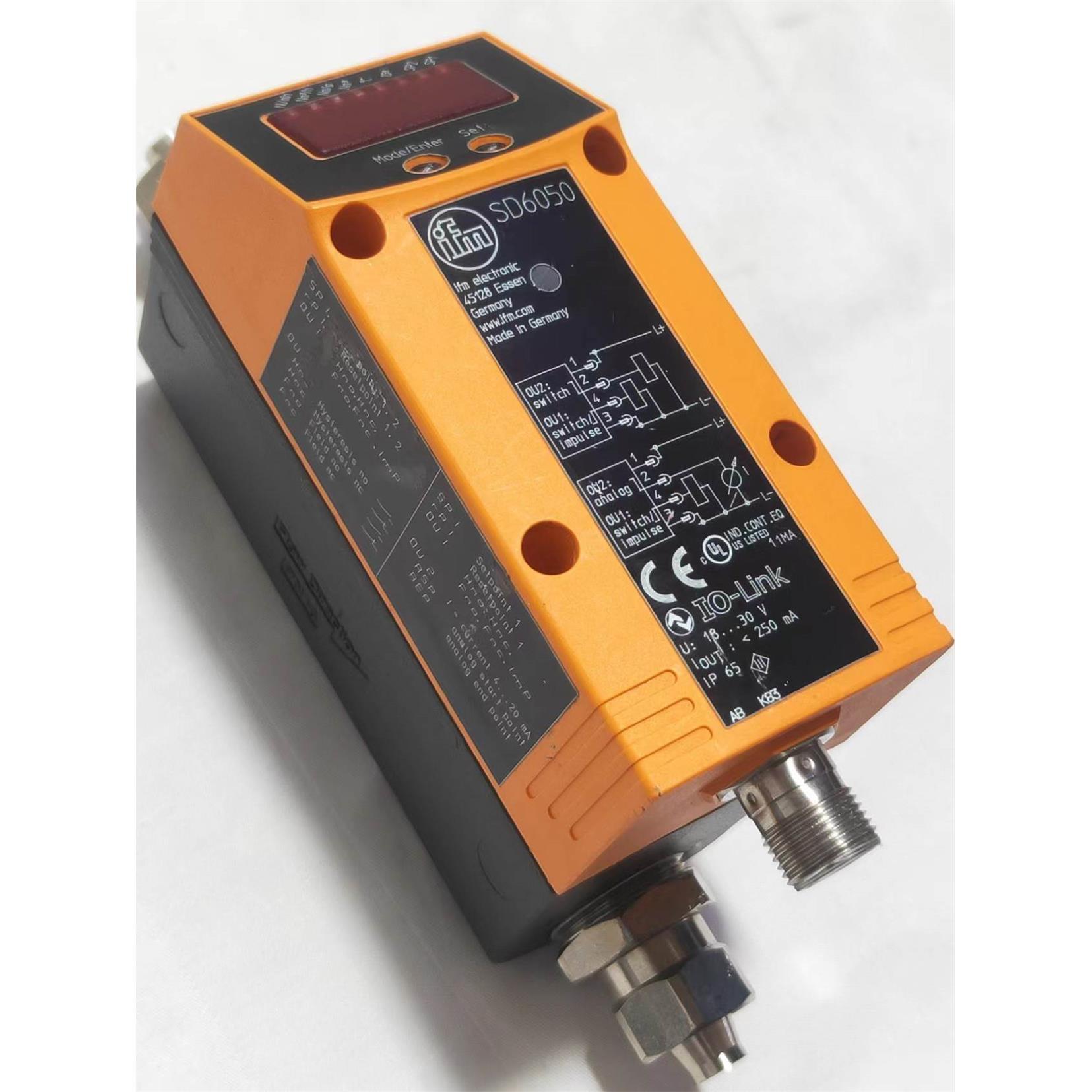 原装IFM易福门压缩空气流量计 SD6050 SDR12DG议价