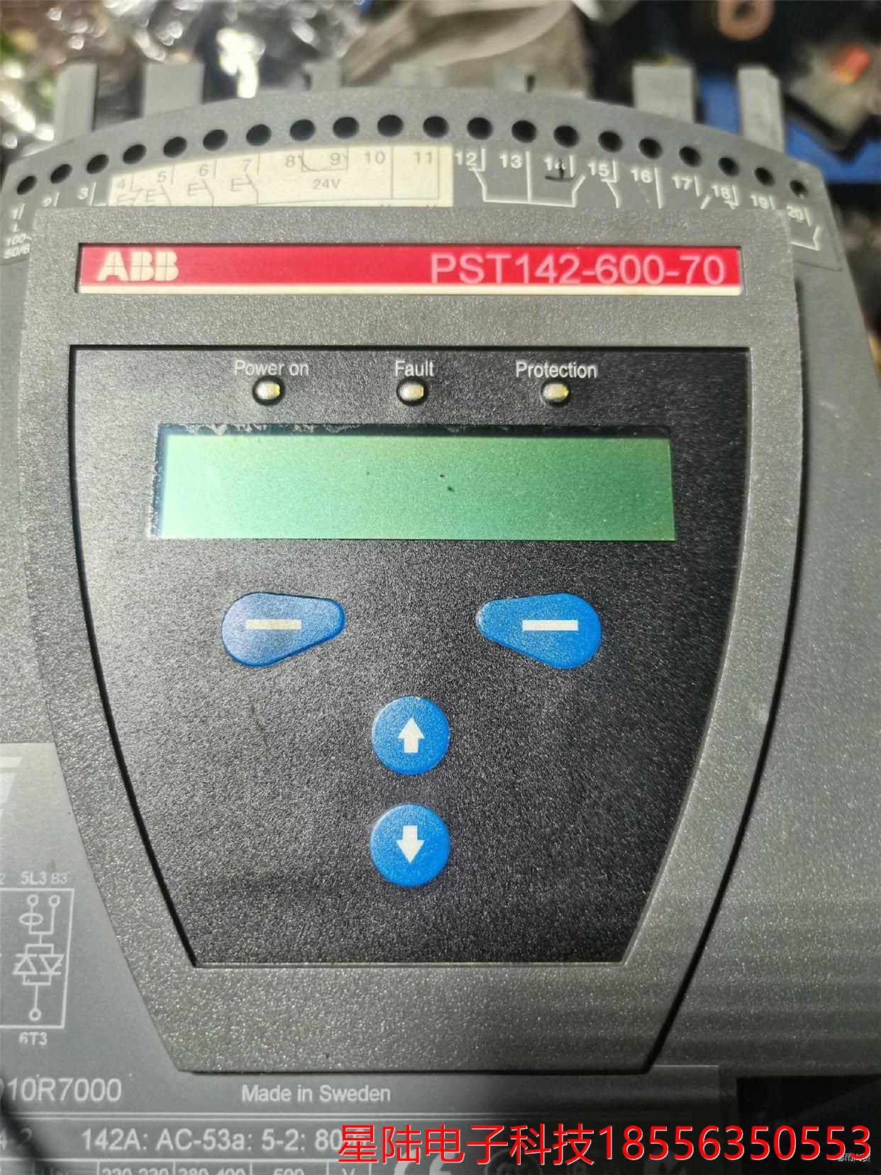 ABB软起动器 变频器  实图现货PST142-600-70