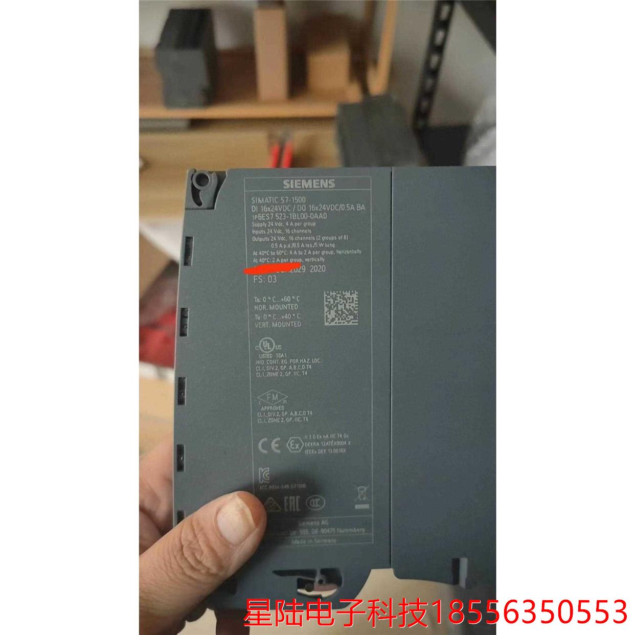 6ES7523-1BL00-0AA0仅一台裸机配件齐全