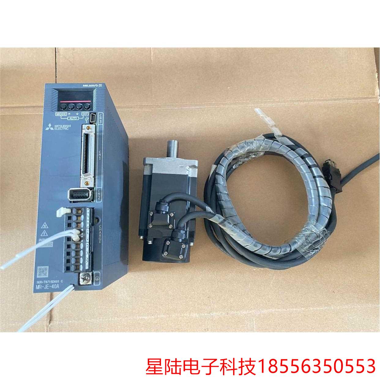 三菱MR-JE-40A HG-KN43J-S100驱动电机4
