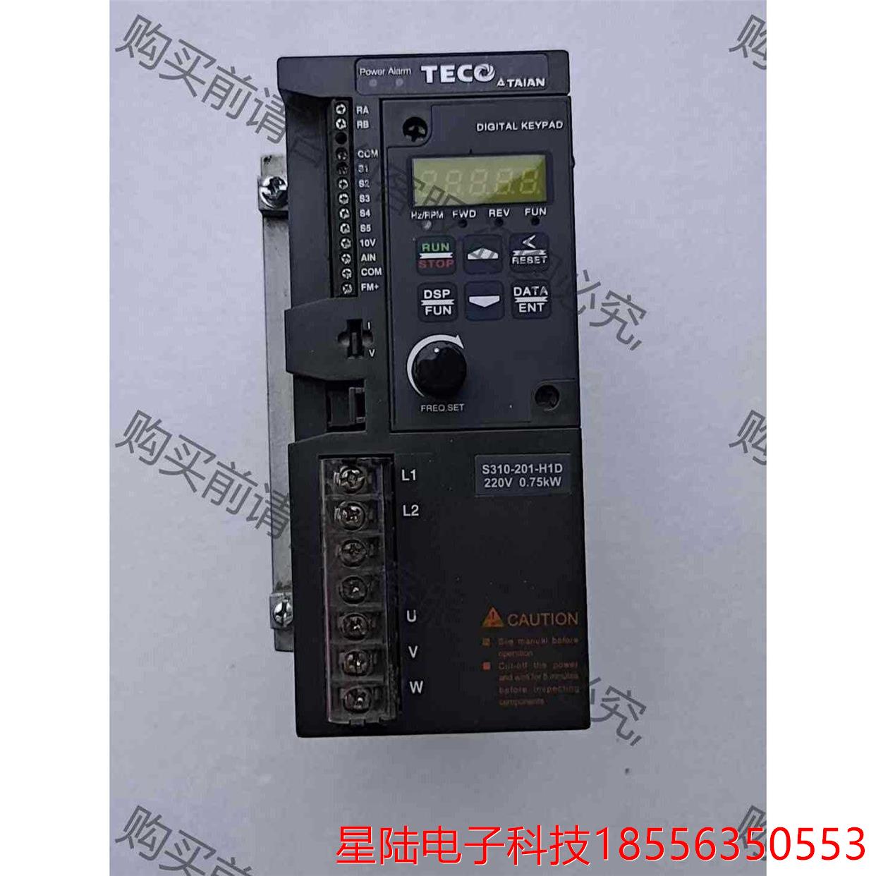 S310－201－H1D伺服驱动器，0.75千瓦，二手拆机， 拍前议价