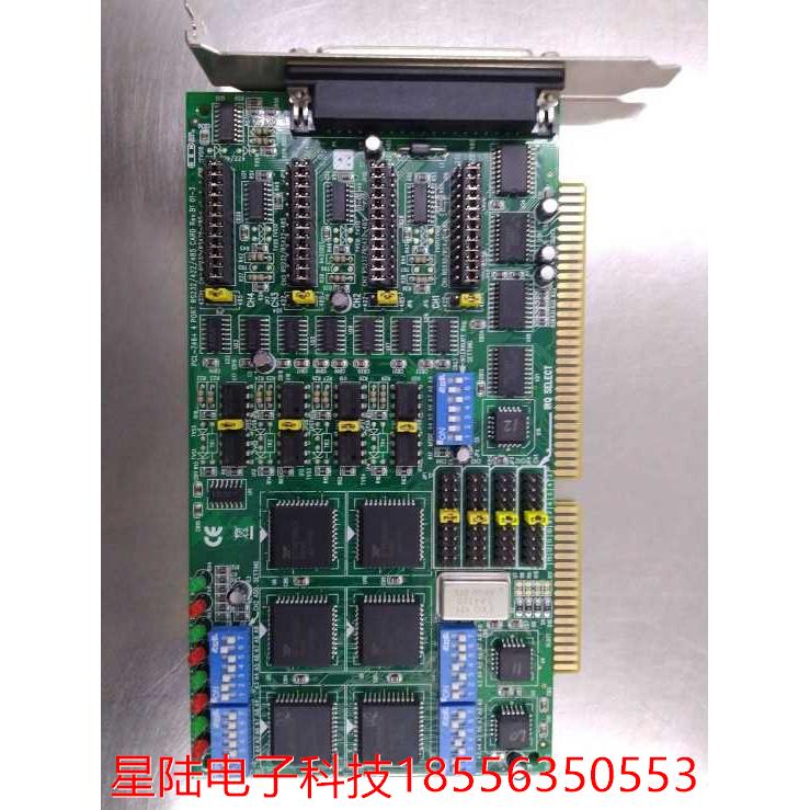 研华 PCL-746+ 4 PORT RS-232/422/485 REV.B1 采集卡 原装拆机