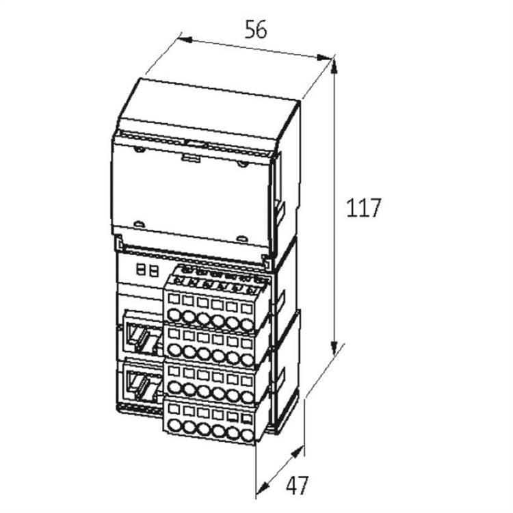 56913 MURR IMPACT20 ETHERCAT,数字量输入/输出 DI8 DO8 2A全新