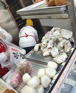 老北京宫门口馒头铺呛面馒头戗面白馒头早餐馍馍面食品闪送顺丰