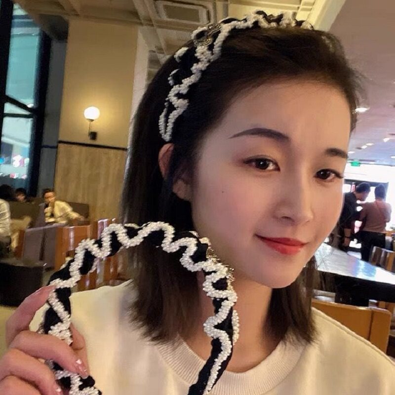 头箍头饰珍珠发带复古