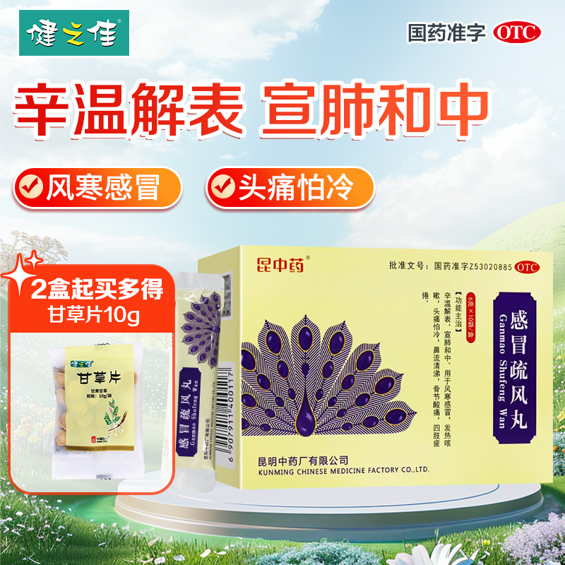 【云昆】感冒疏风丸6g*10袋/盒