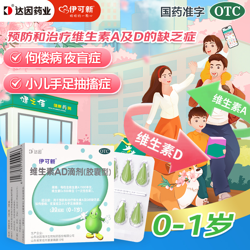 伊可新維生素AD滴劑（膠囊型）