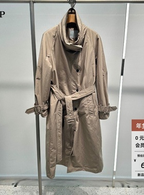 ariosea艾诺丝单官方旗舰店正品2025冬款长款风衣羽绒服AR004010
