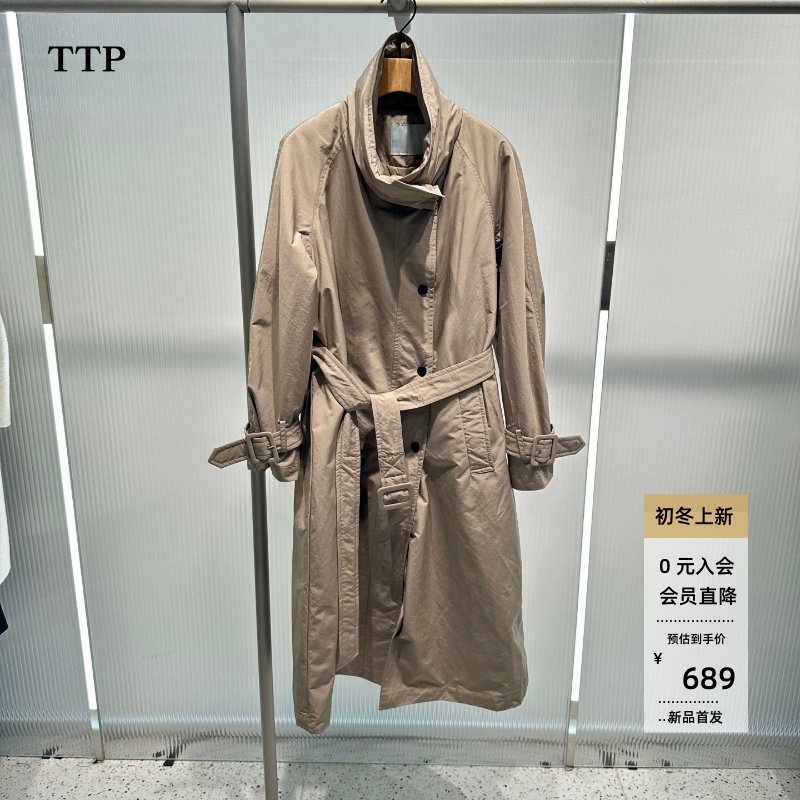 2025冬装立领风衣外套羽绒服