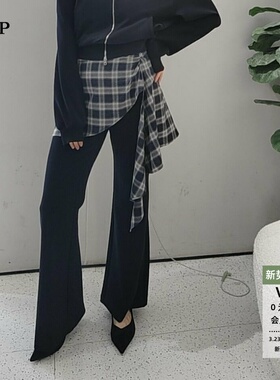 ariosea艾诺丝单官方旗舰店2026年春款围裙两件套微喇裤BR311117