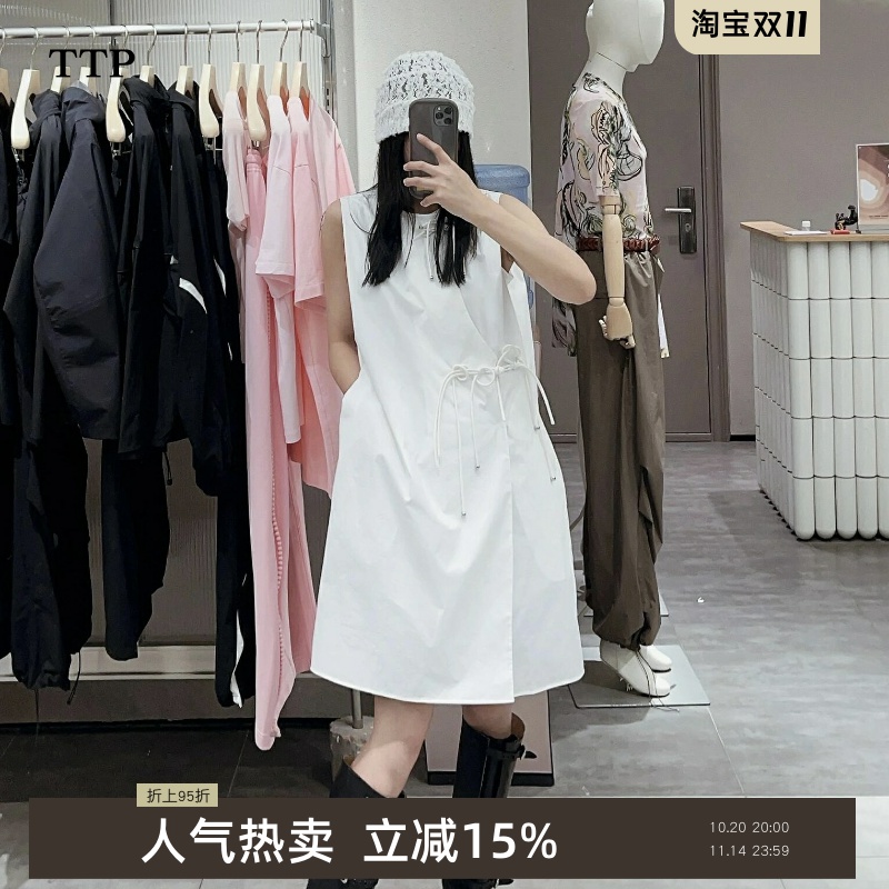 新品新中式连衣裙无袖