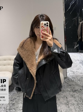 TTP家羽绒服2025冬新品绒羊毛领素皮【轻暖漫游羽绒】4EIN034