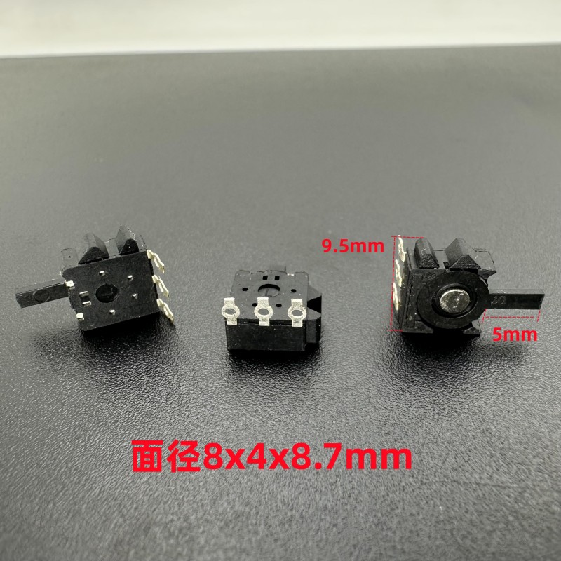 台湾进口复位摇摆开关摇杆检测限位行程摆动开关机芯微型3脚弯脚