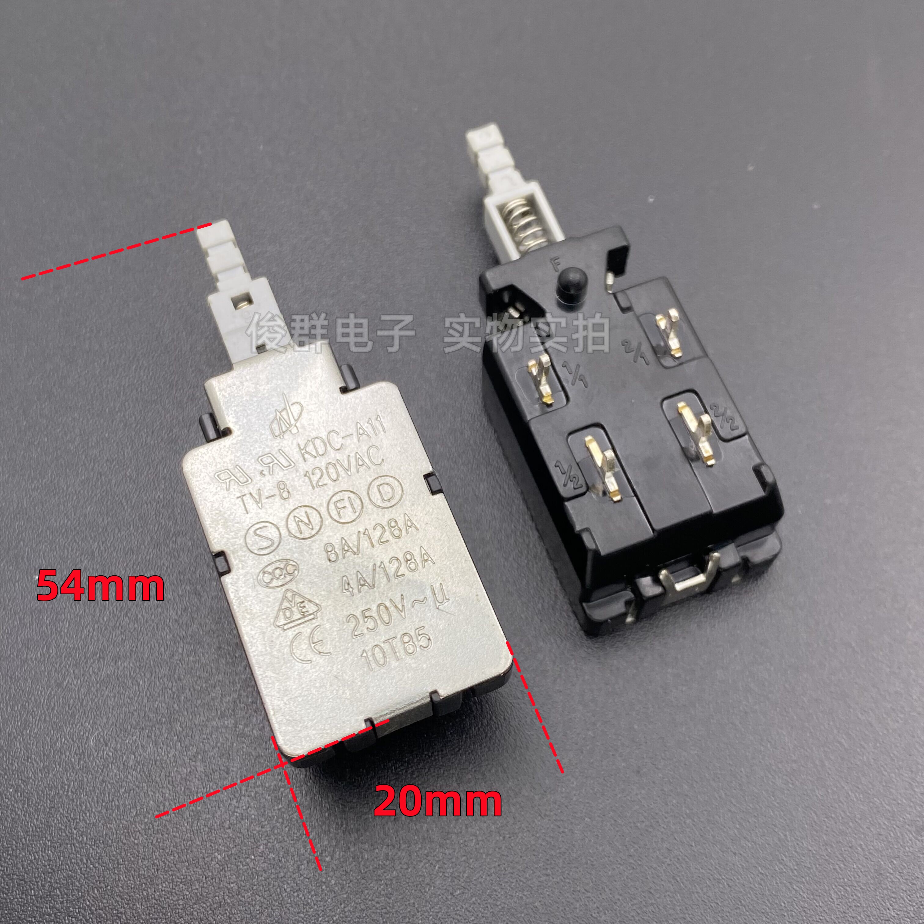东南kdc-a11自锁开关tv-8可调电源康佳电视机按键4脚直键按钮油烟