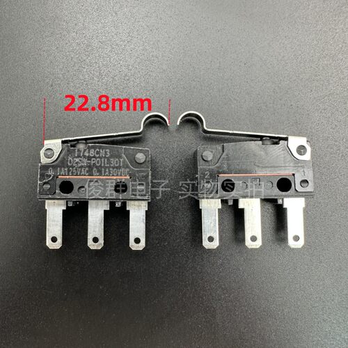 欧姆龙OMRON D2SW-P01L30T微动开关0.1A带柄行程限位防水尘按键