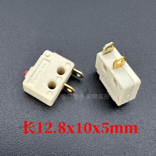 瑞士思博BURGESS微动开关F4T红色头2脚常闭检测复位医疗仪器按键