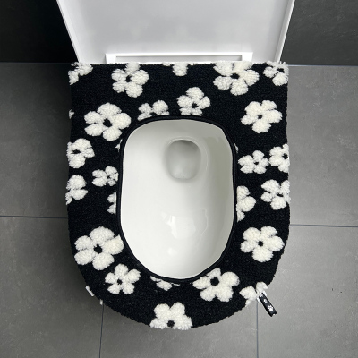 冬季加厚加绒马桶垫家用粘贴式保暖马桶坐垫坐便器套通用马桶垫圈