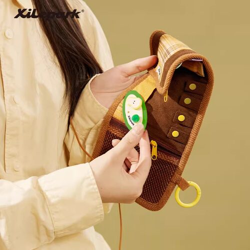 xilepark首饰卷旅行出差多功能便携户外首饰包戒指项链耳环收纳袋